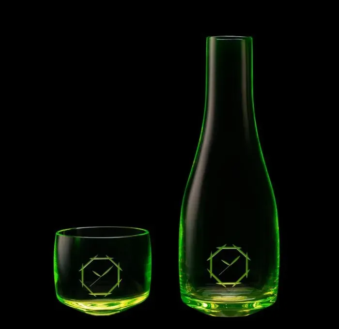 Jakobsen Design Quel uranium karaf set 3-delig