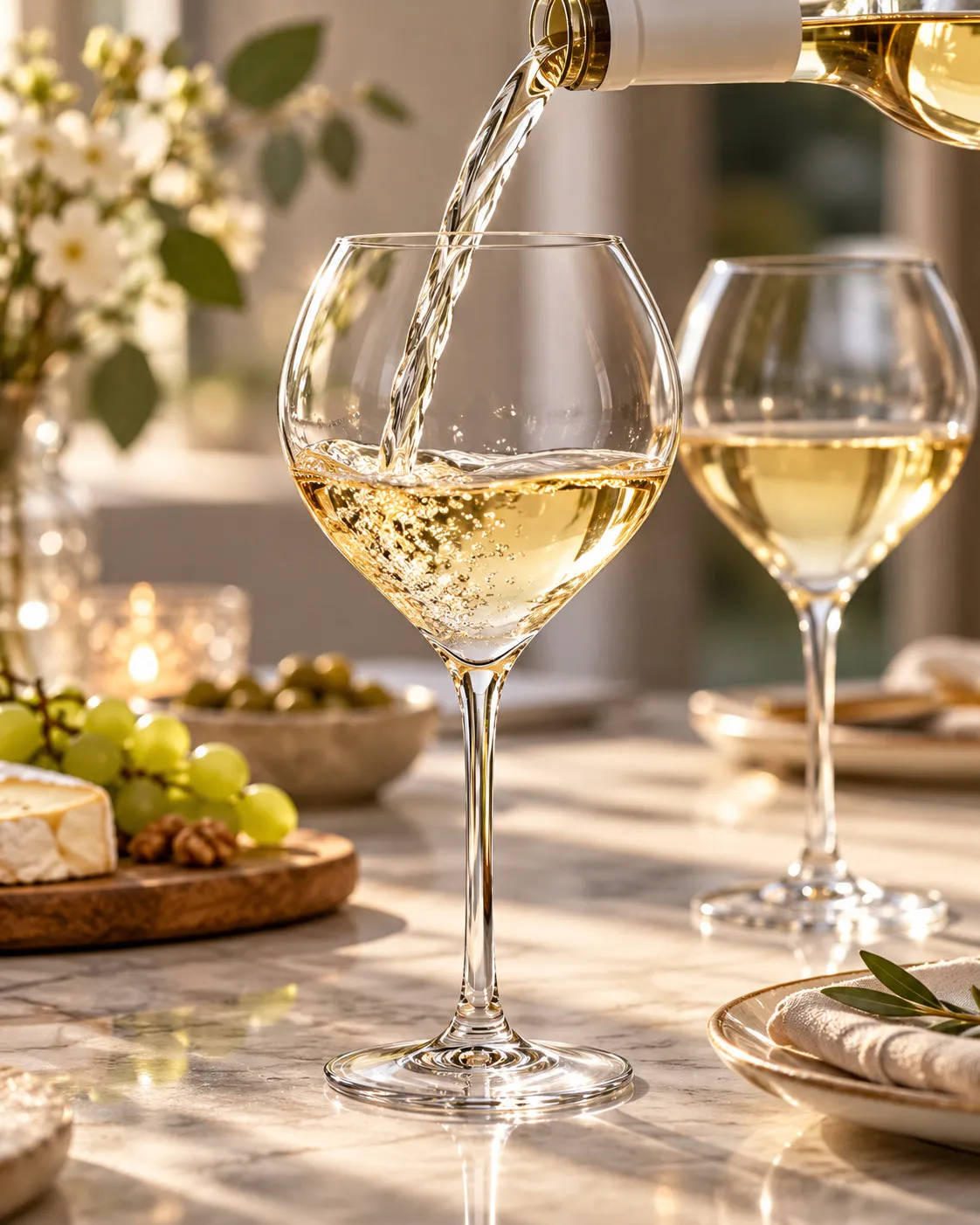 Memoire Celeste Grande wijnglazen 60cl wit