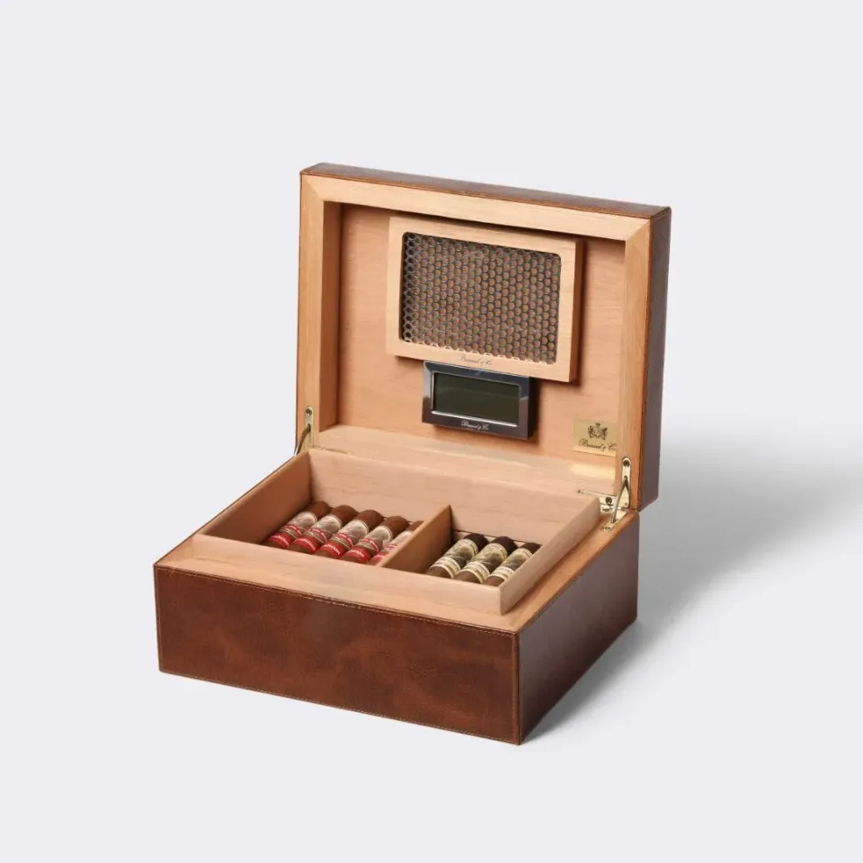 Pappy Van Winkle Custom humidor leer 30/40 sigaren