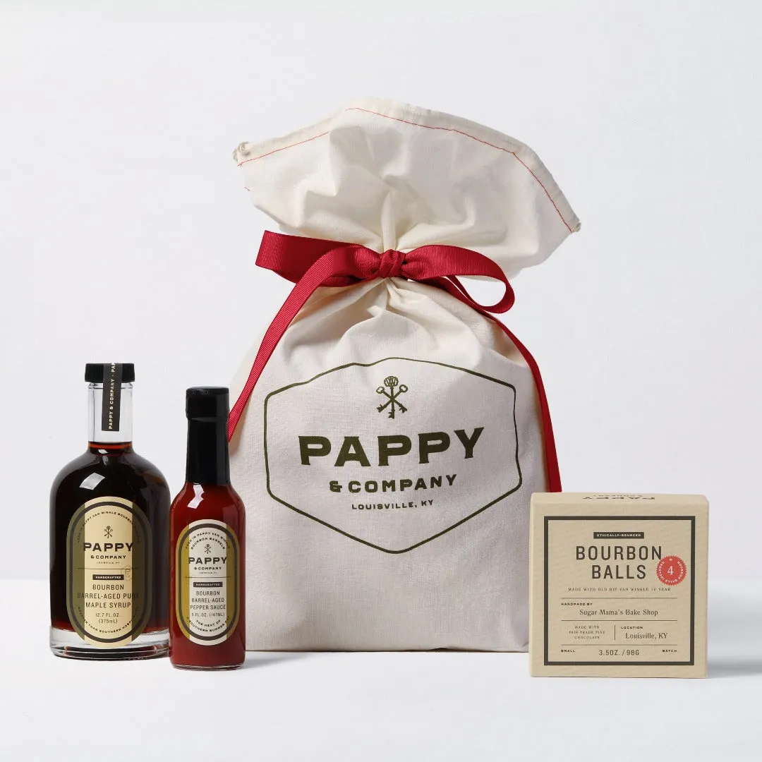 Pappy Van Winkle Sweet & Spicy cadeauset 3-delig