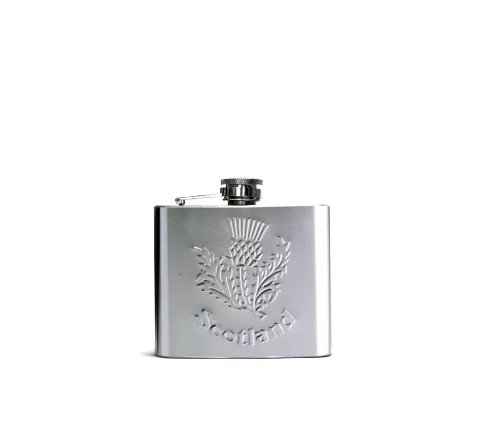 The Glencairn Glass Small Thistle heupfles kristal