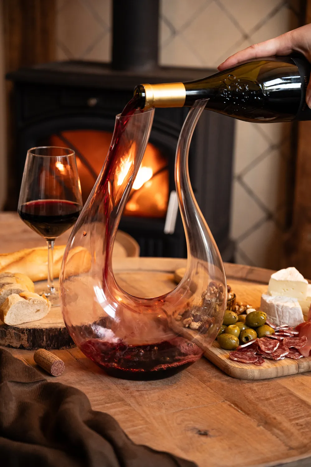 Memoire Prestige decanteerkaraf handgeblazen