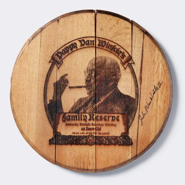 Pappy Van Winkle vatdeksel eikenhout limited edition