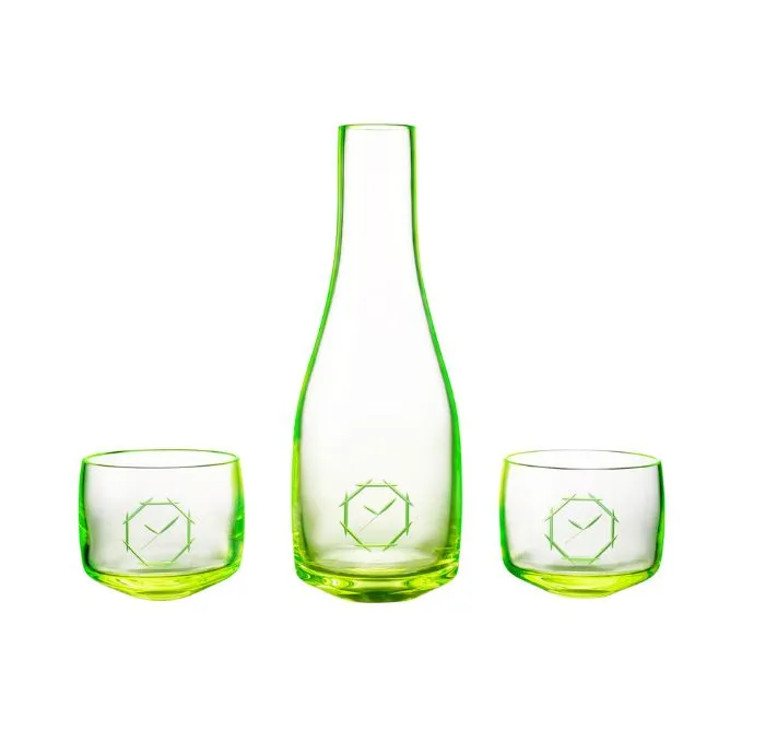 Jakobsen Design Quel uranium karaf set 3-delig