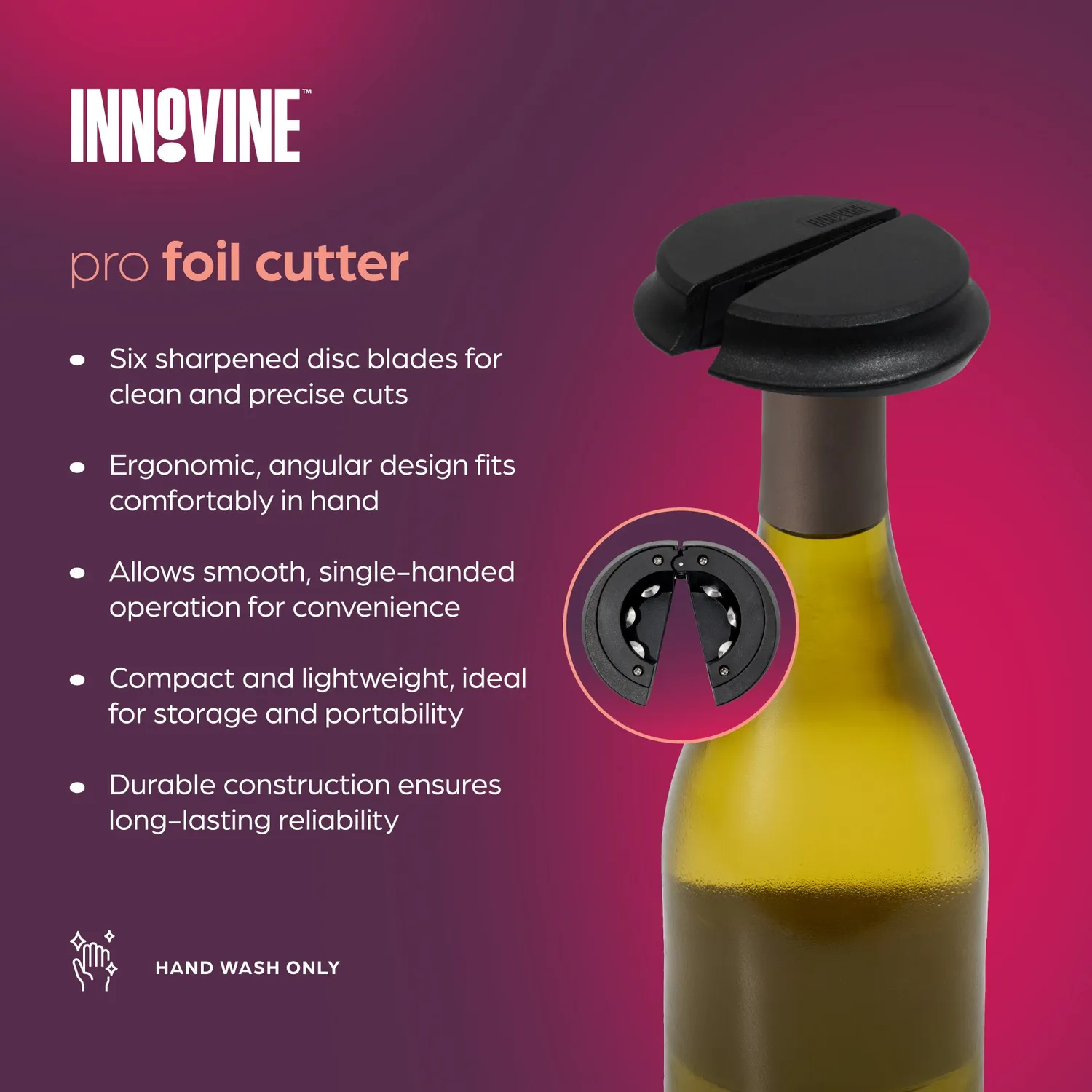 Innovine Lever Corkscrew 4-Piece Gift Set wijnaccessoireset