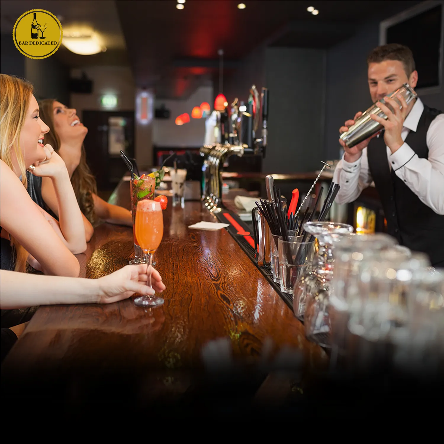 Bar Dedicated cocktailset 16-delig met standaard