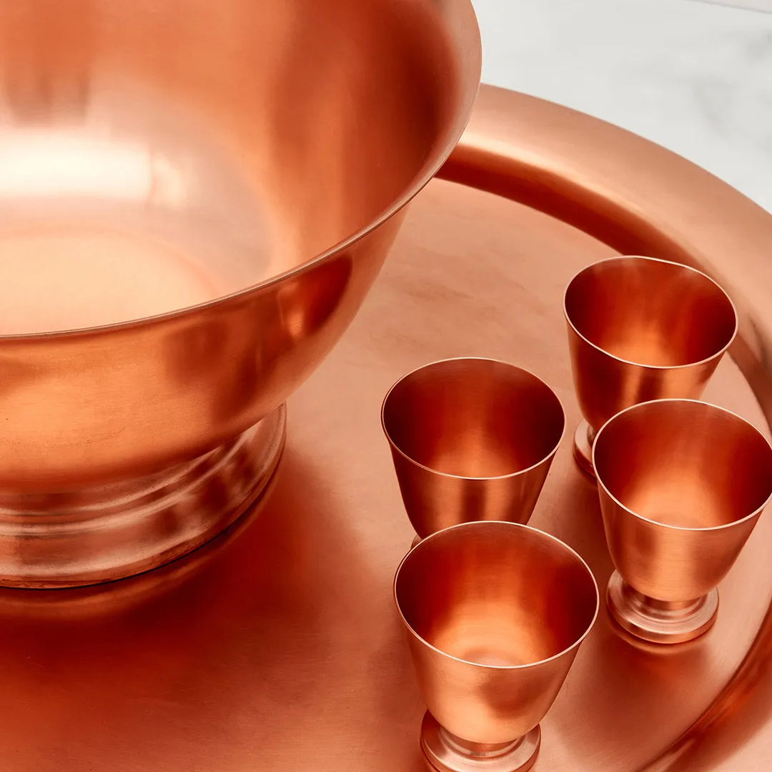 Pappy Van Winkle Punchbowl set met dienblad en bekers