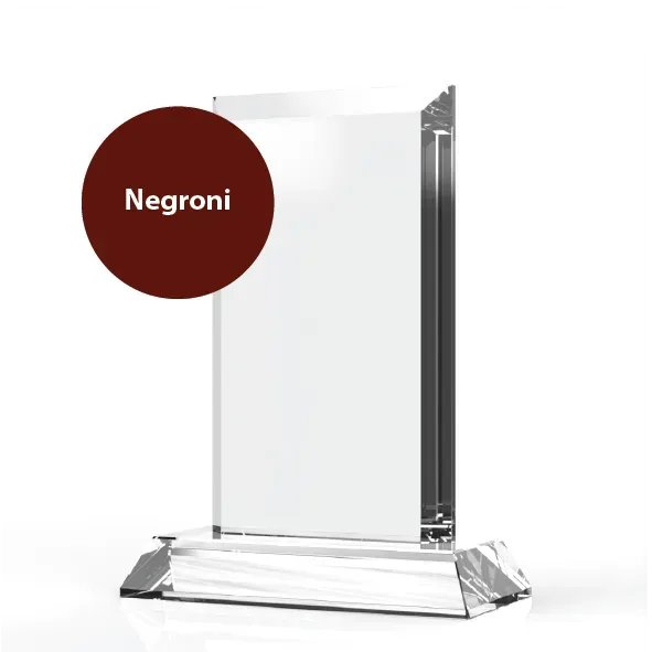 Glencairn Medium Rectangle Trophy Gin Guide 2025 trofee