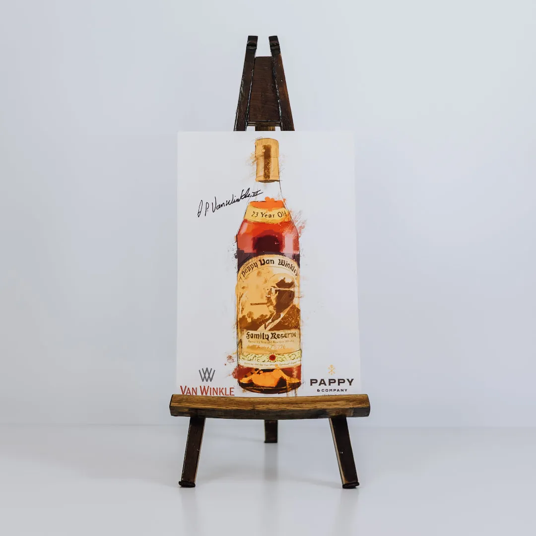Pappy Van Winkle Bourbon Barrel Stave ezel eikenhout