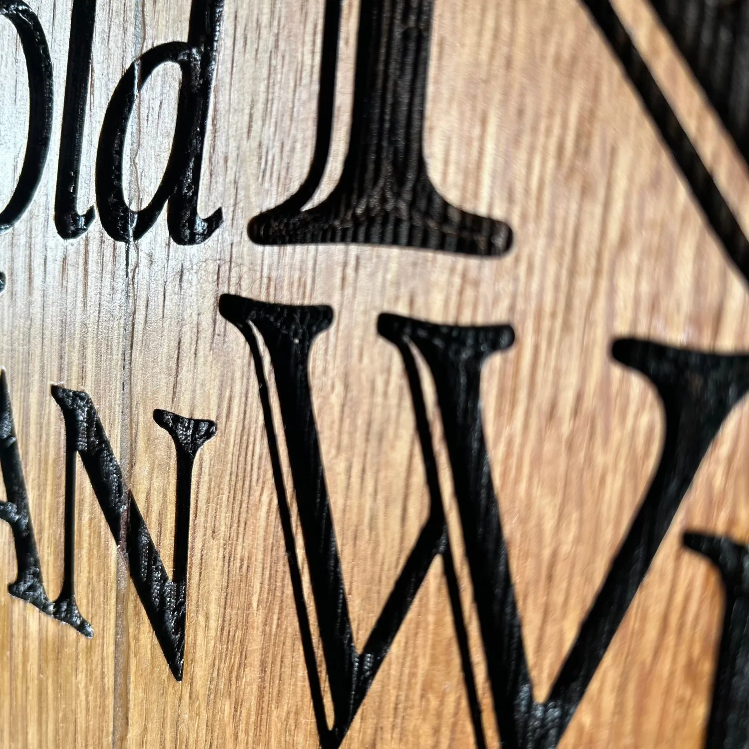 Pappy Van Winkle Custom Engraved Authentic Pappy Van Winkle Barrel Head