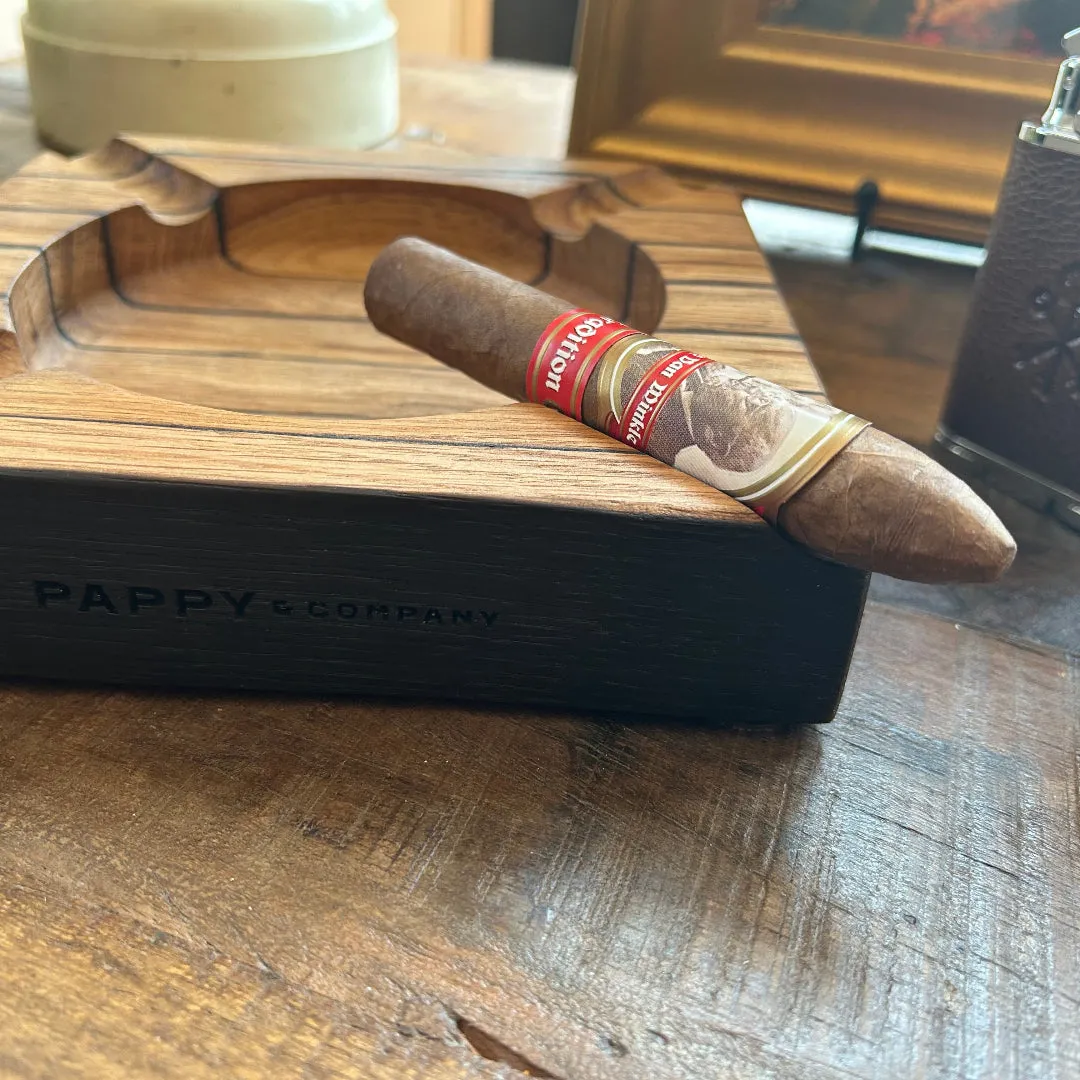 Pappy Van Winkle Bourbon Barrel Stave asbak vierkant eiken