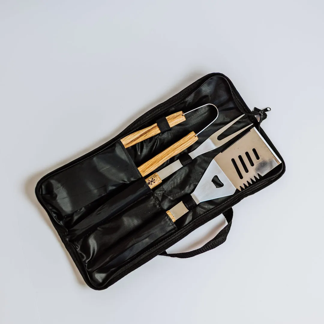 Pappy Van Winkle Barrel Stave grillset 3-delig doos van 6