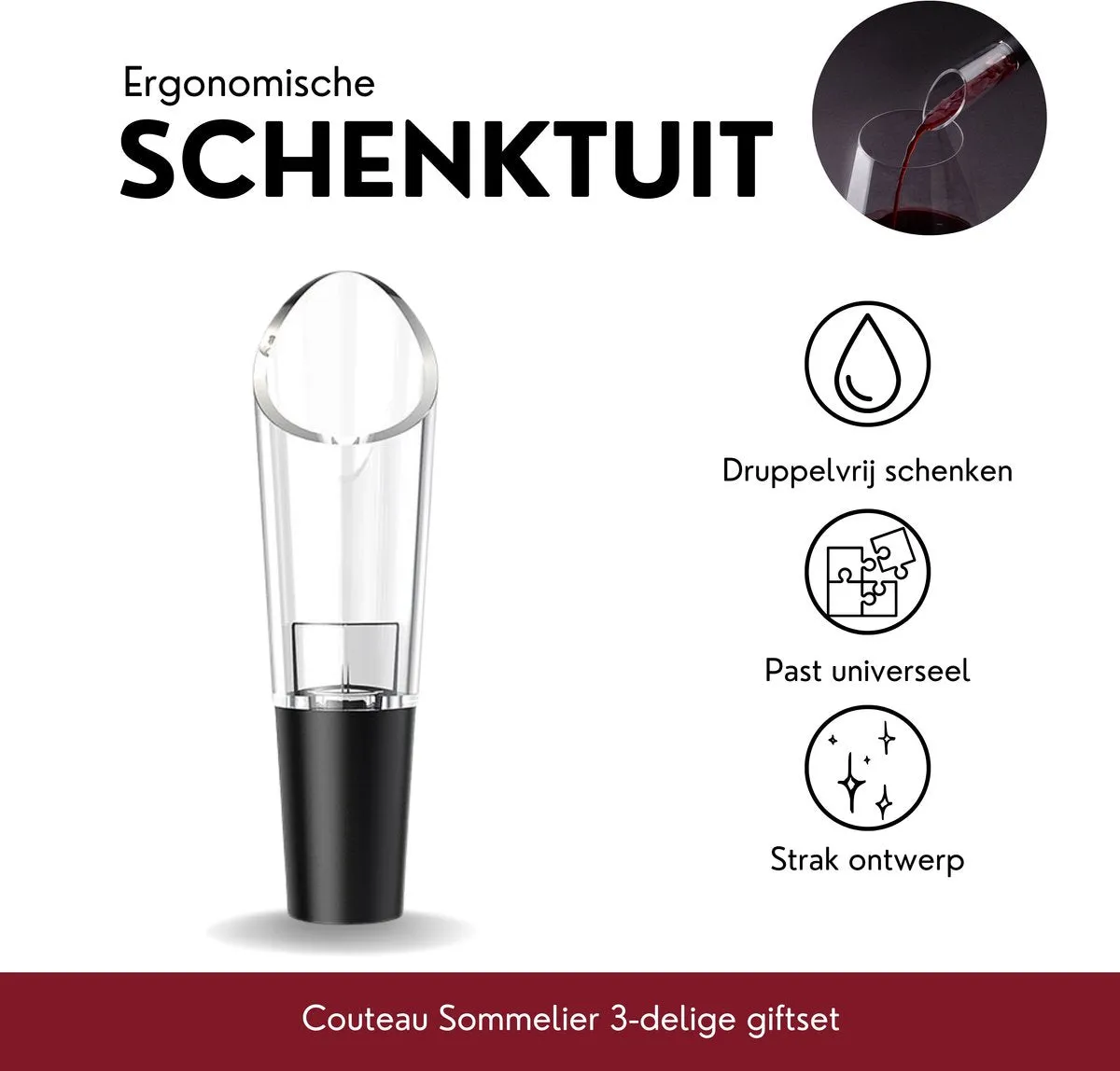 Mémoire Couteau Sommelier Giftset wijnset – compleet cadeau