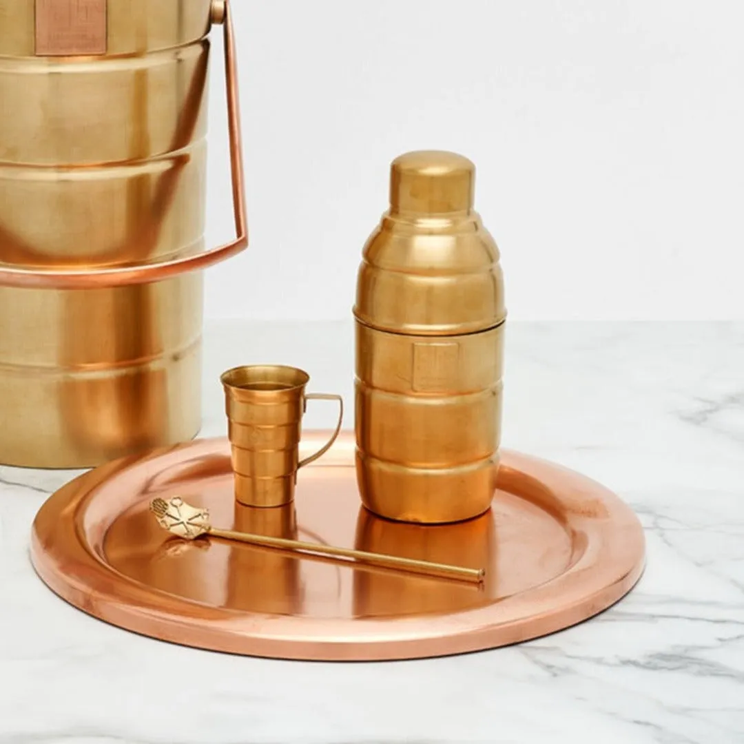 Pappy Van Winkle Bar Set cocktailset 4-delig koper
