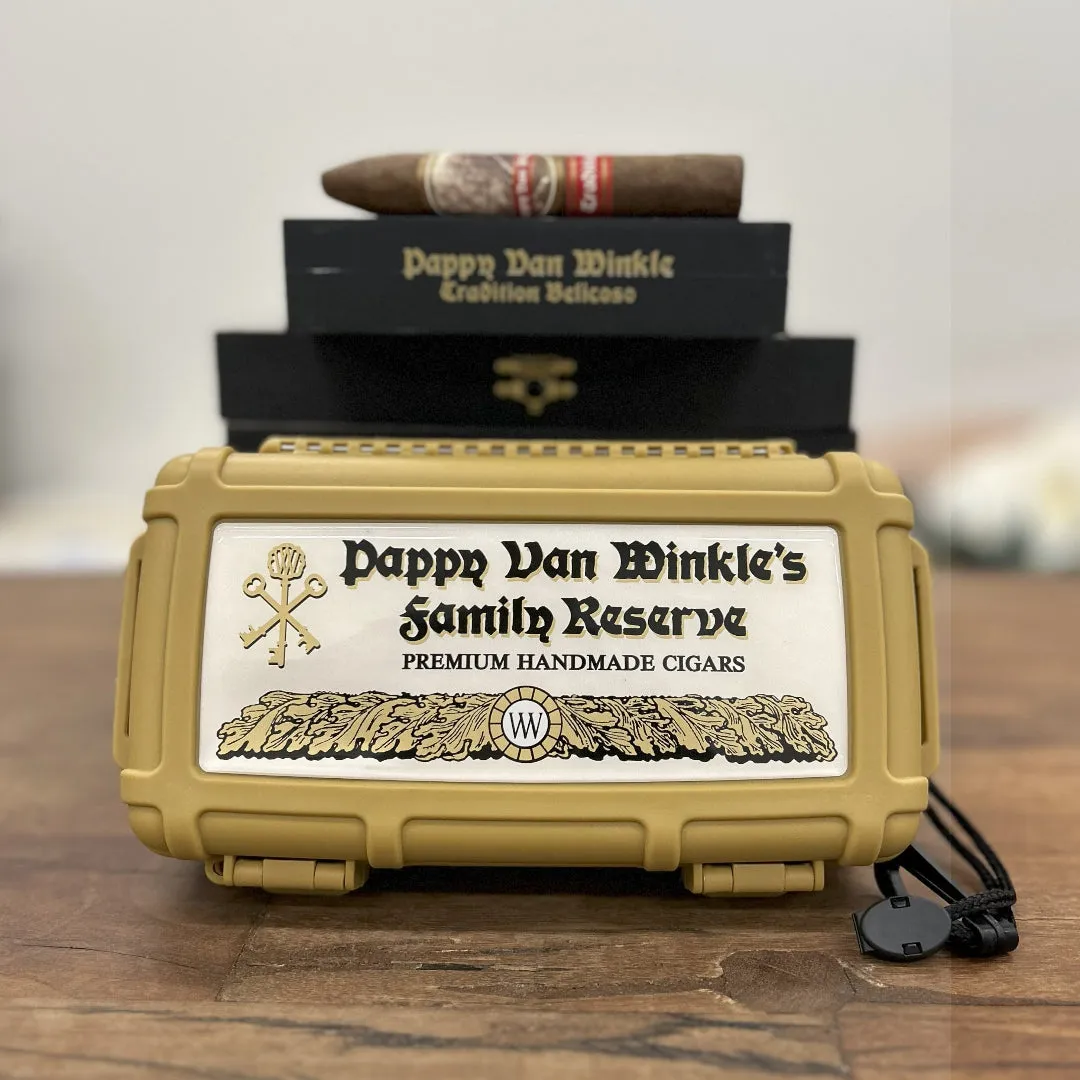 Pappy Van Winkle Family Reserve reis-humidor voor 10 sigaren
