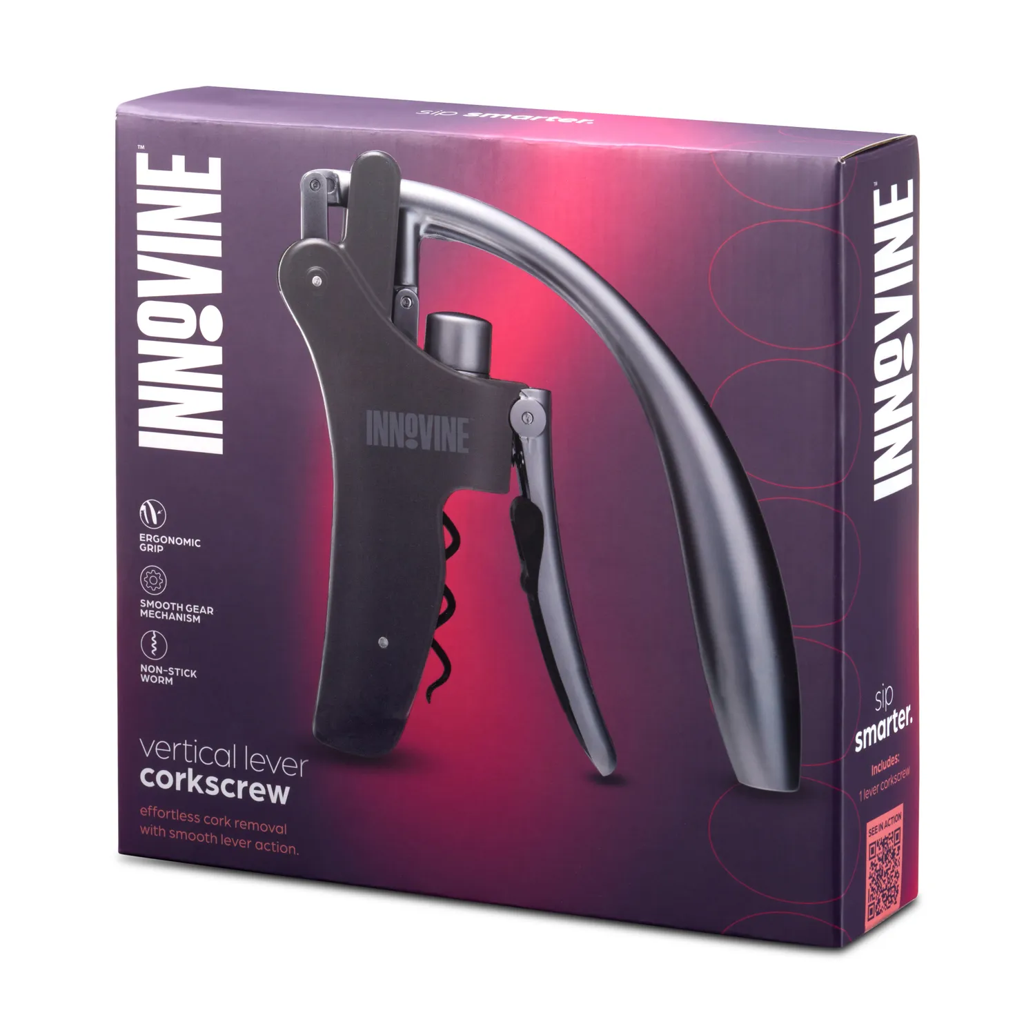 Innovine Serve Vertical Lever Corkscrew kurkentrekker