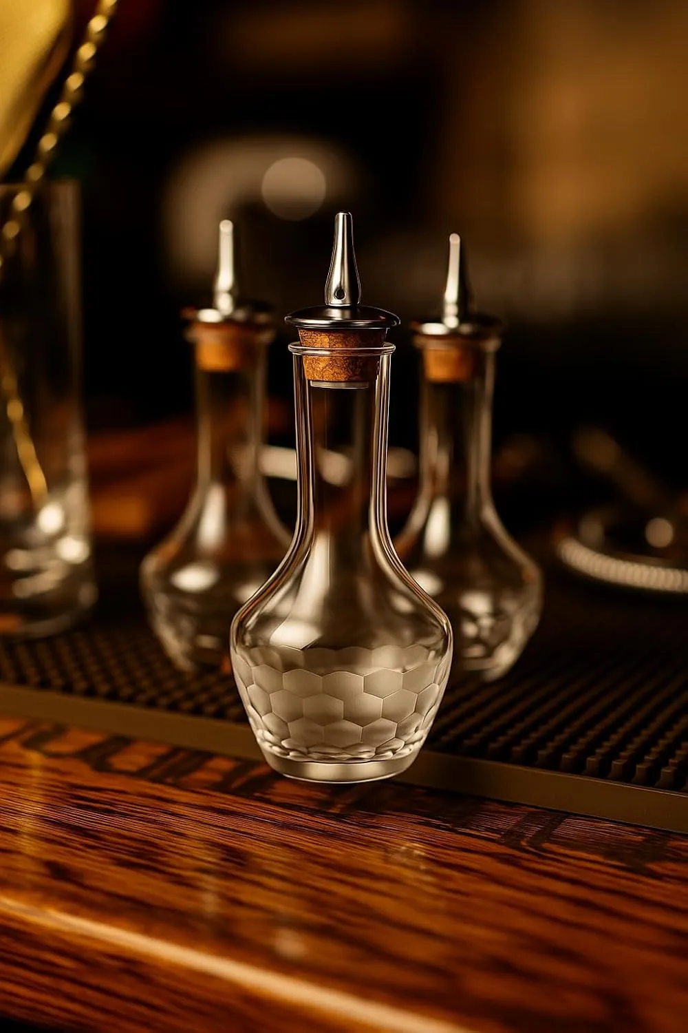 Amehla Honeycomb bittersflesje 9cl glas