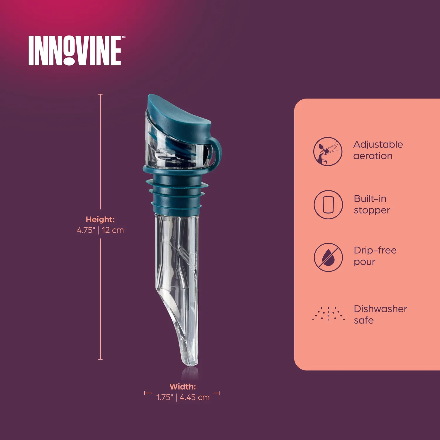 Innovine Serve Tilt Aerator wijnbeluchter