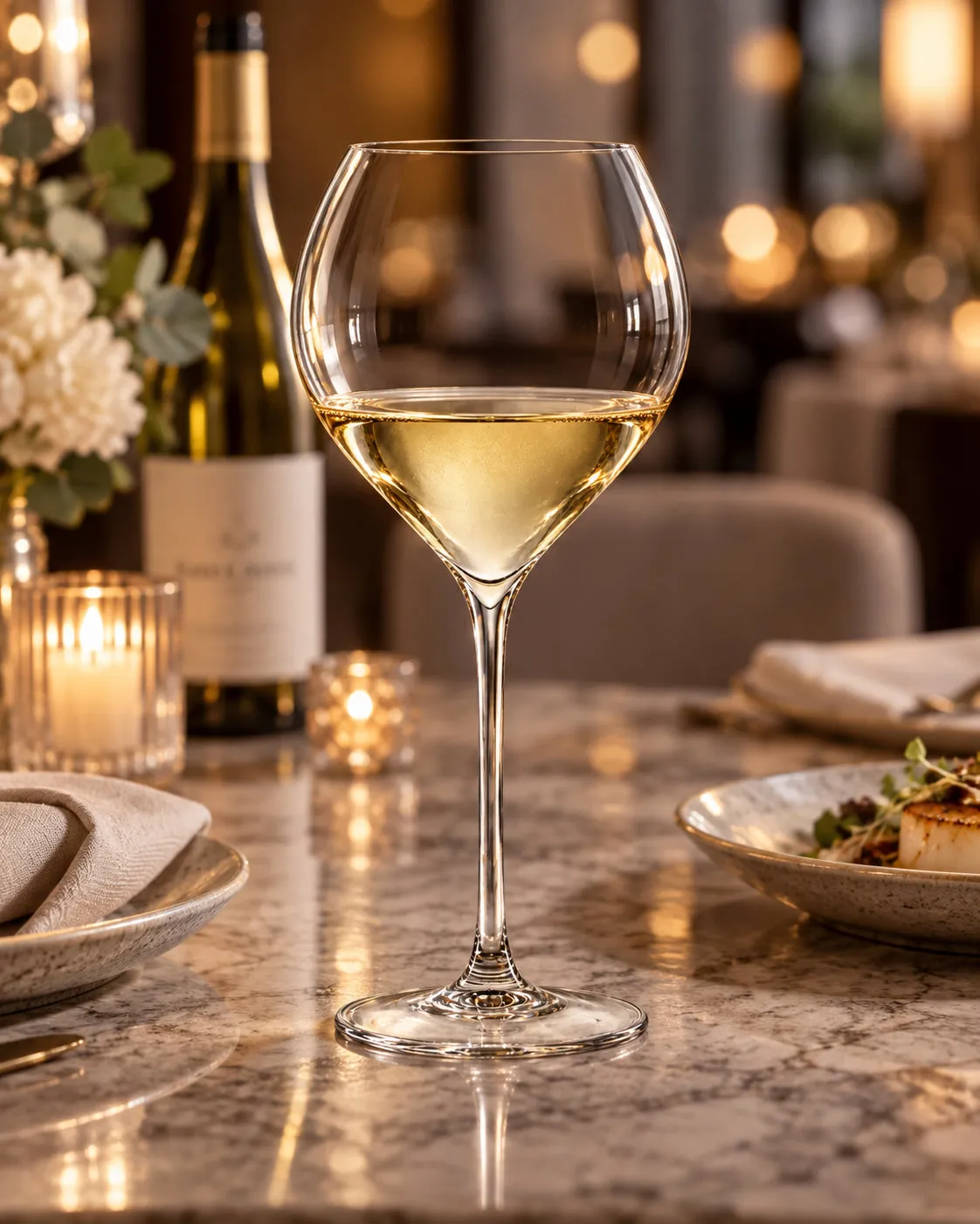 Memoire Celeste Grande wijnglazen 60cl wit