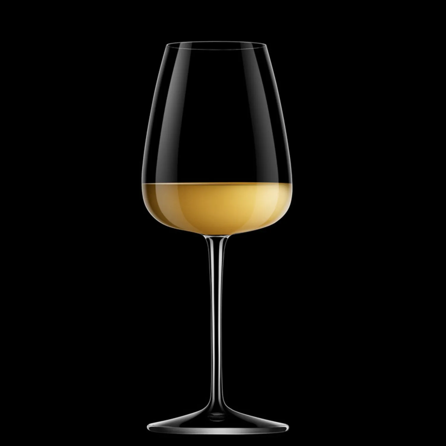 Meravigliosi I Meravigliosi White Wine Glass Sauternes Riesling 35 cl set van 6 titanium versterkt