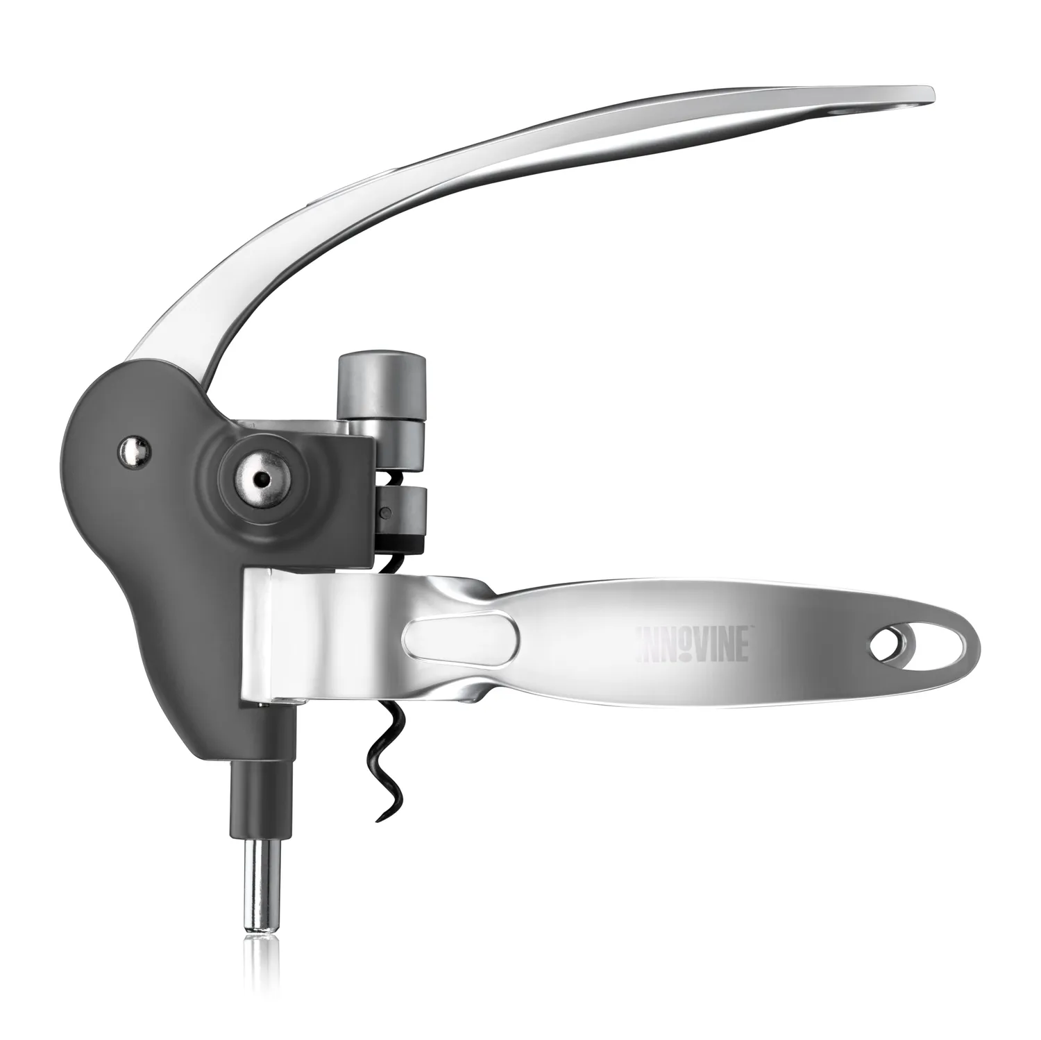 Innovine Serve Horizontal Lever Corkscrew kurkentrekker zwart