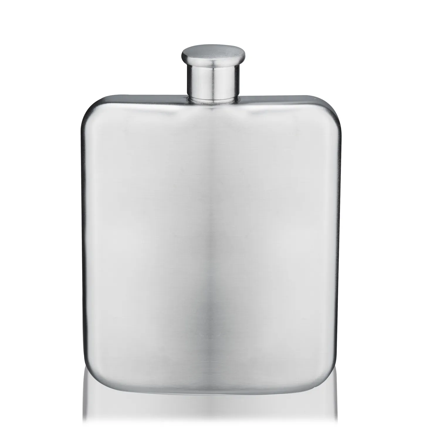 Innovine Brushed Stainless Steel Flask heupfles 177 ml zilver