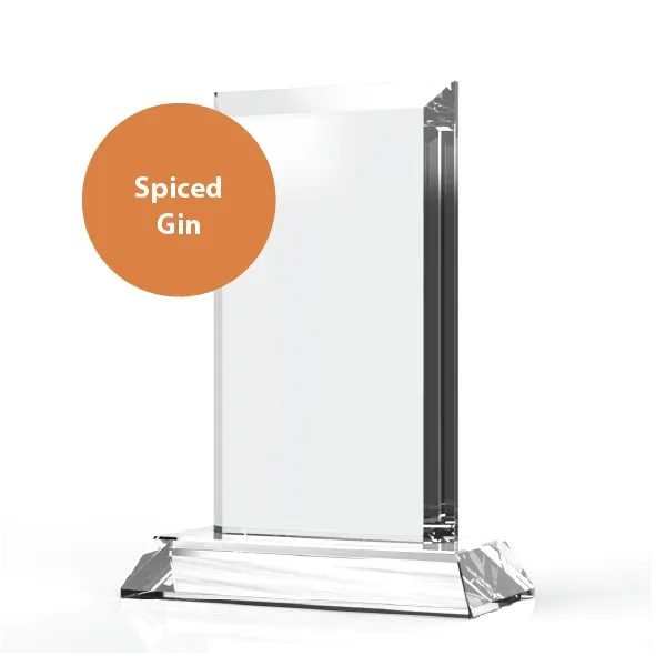 The Glencairn Glass Rectangle Trophy Spiced Gin