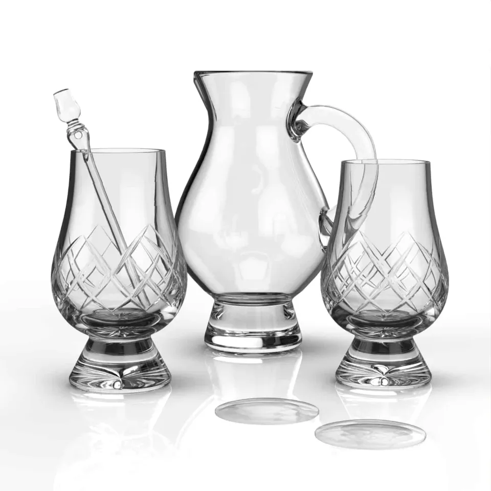Glencairn Premium Whisky Bundle proefglas met pipet