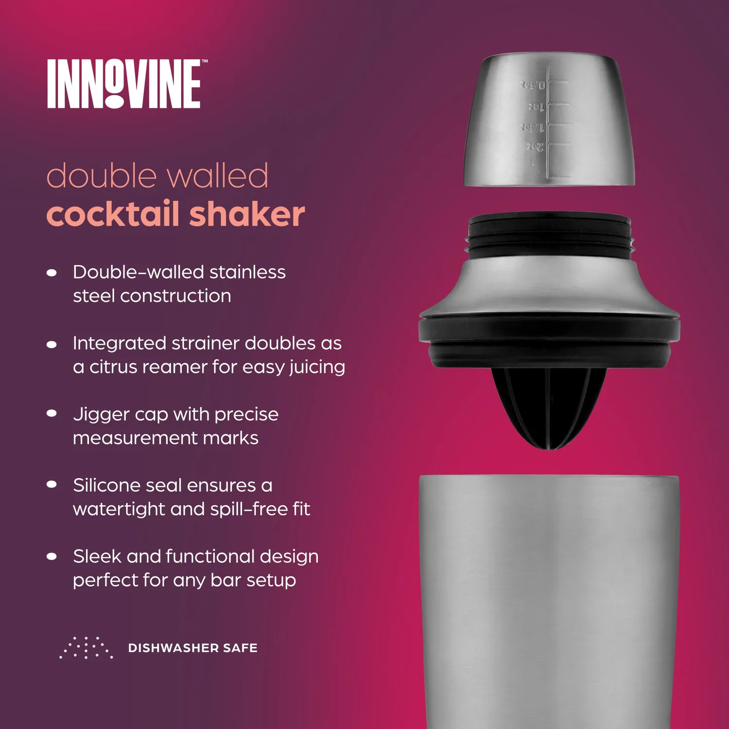 Innovine Mix Double Walled Cocktail Shaker cocktailshaker
