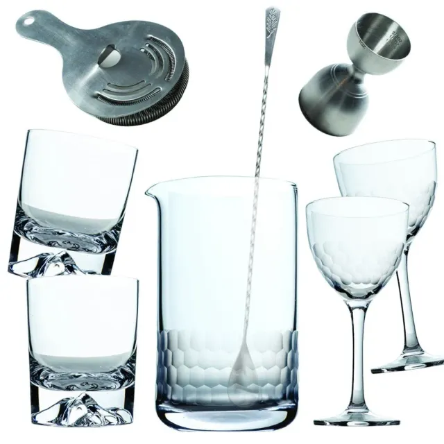 Amehla Mixology cocktailset 8-delig honingraat