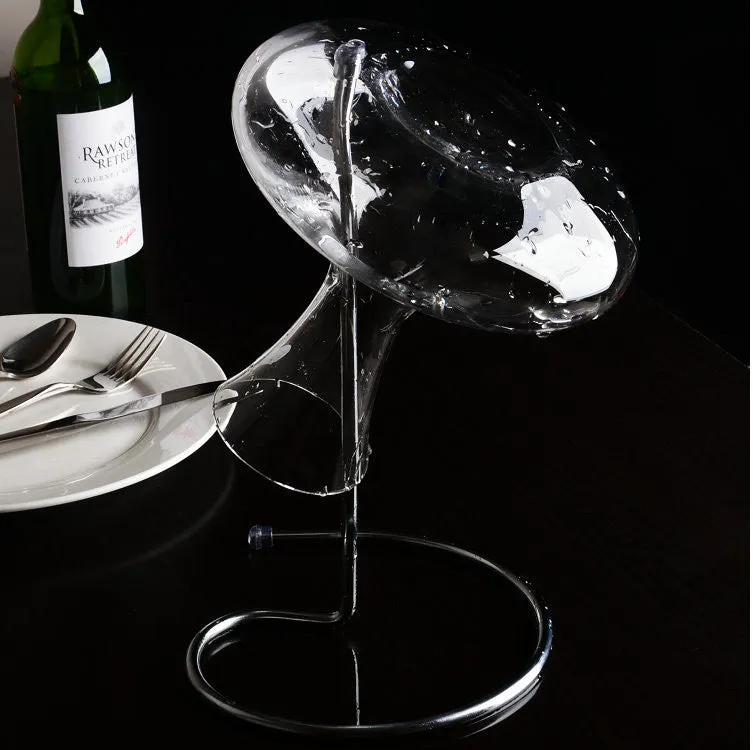 Memoire Royal decanteerkaraf 170 cl handgeblazen met droogrek