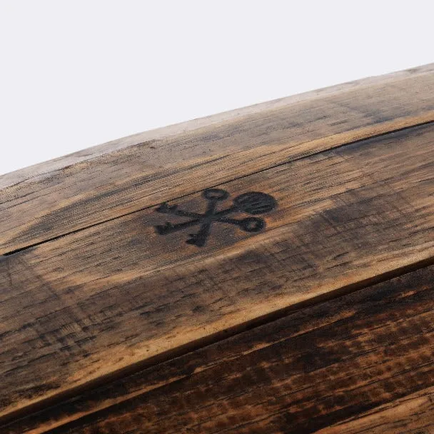Pappy Van Winkle Bourbon Barrel Stave Bowl serveerschaal eikenhout
