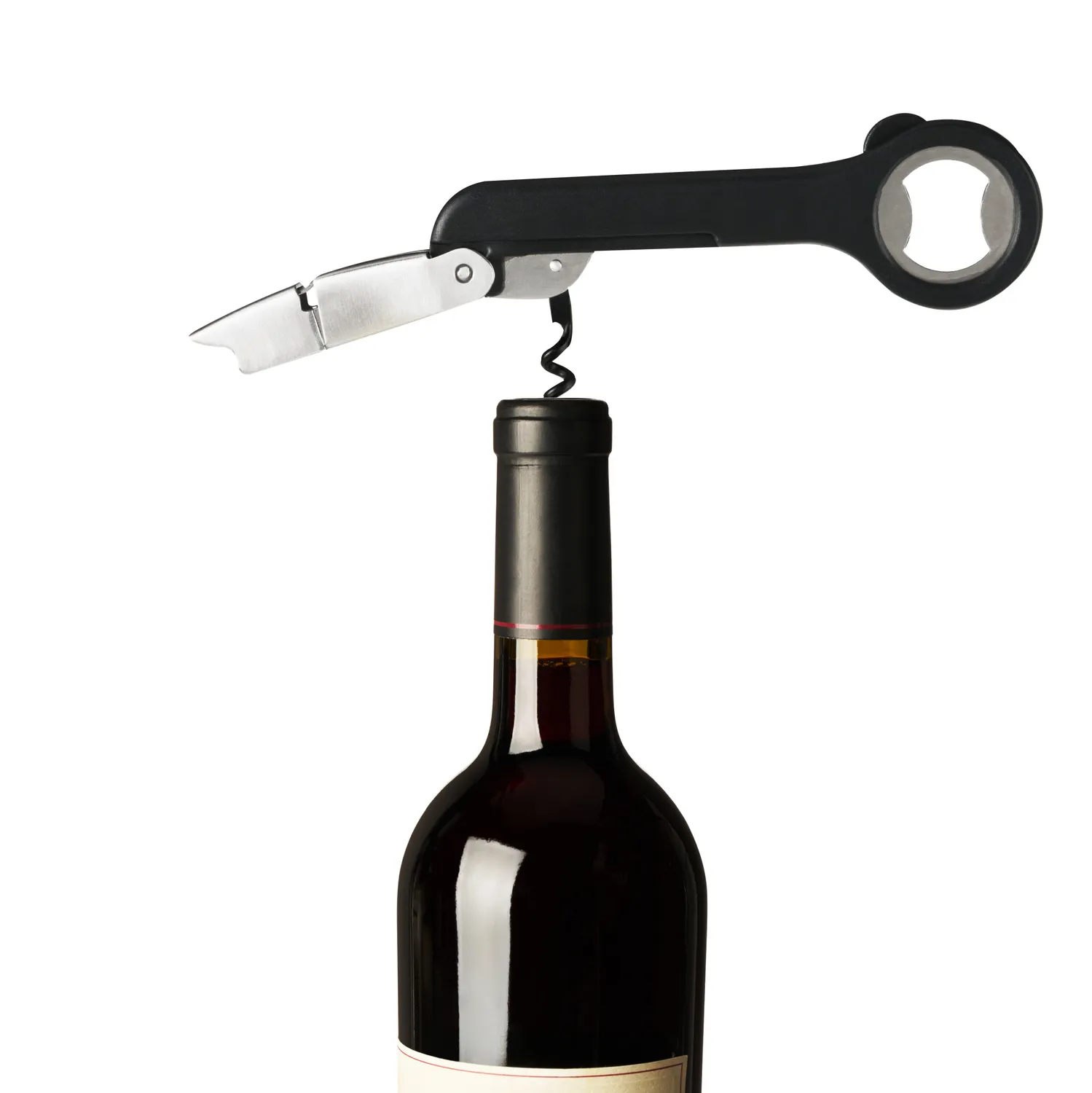 Innovine Serve Professional kurkentrekker grijs dubbel scharnier