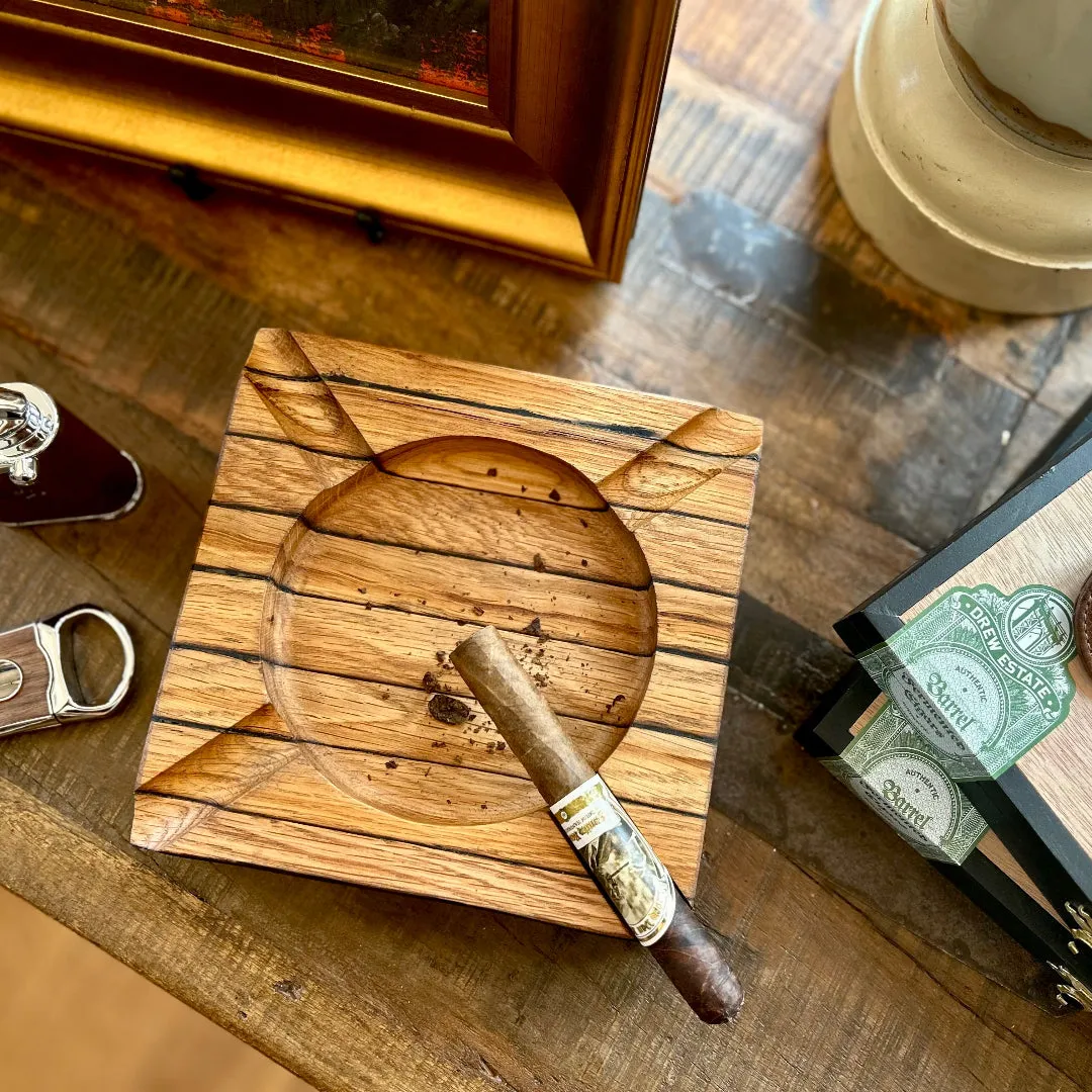 Pappy Van Winkle Bourbon Barrel Stave asbak vierkant eiken