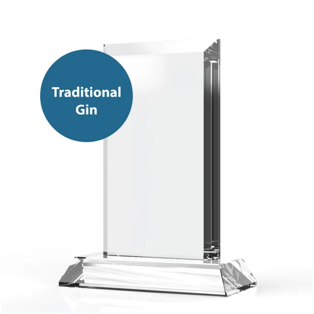 Glencairn Rectangle Trophy gin Traditional Gin