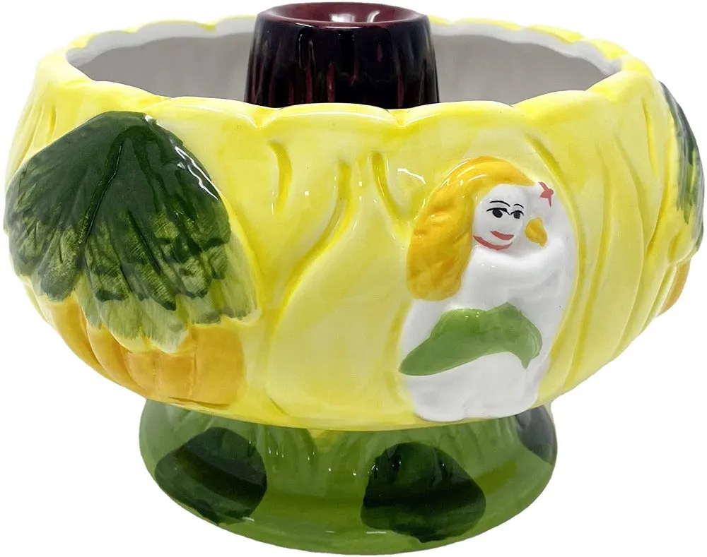 Amehla Scorpion Bowl tiki bowl 32 oz handbeschilderd keramiek
