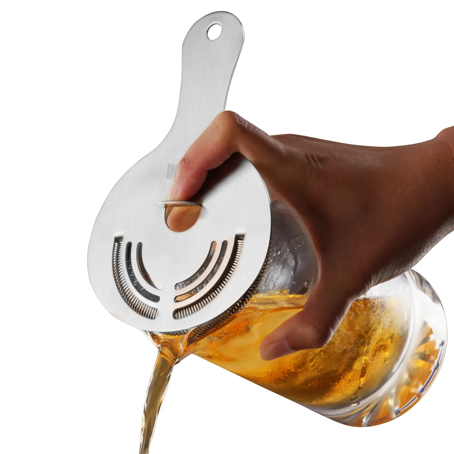 Innovine Hawthorne Strainer cocktailzeef 100-spiraal zilver