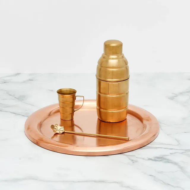 Pappy Van Winkle Bar Set cocktailset 4-delig koper