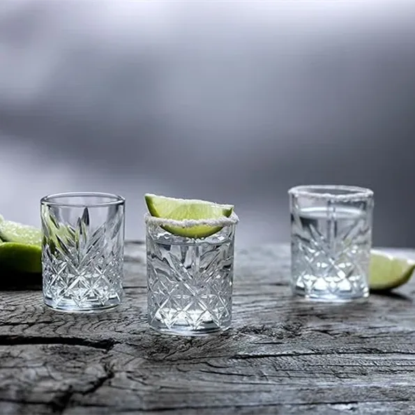 Bar Dedicated shotglaasjes 50 ml set van 4 palm