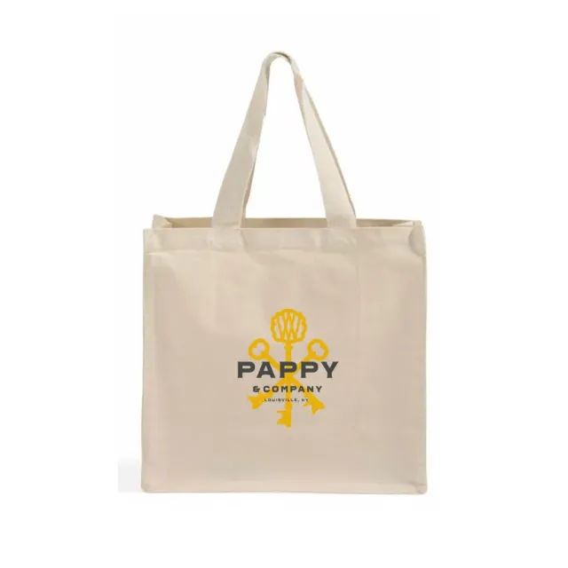Pappy & Company canvas draagtas naturel schouderhengsels