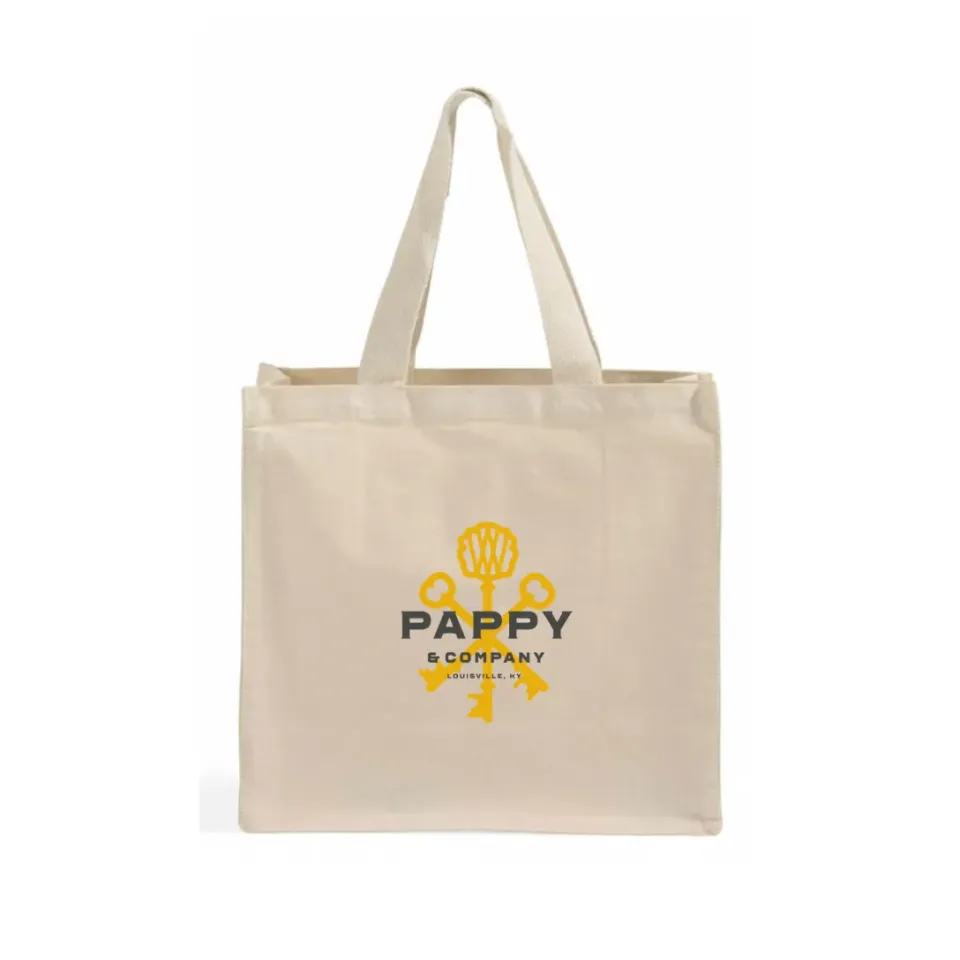 Pappy & Company canvas draagtas naturel schouderhengsels