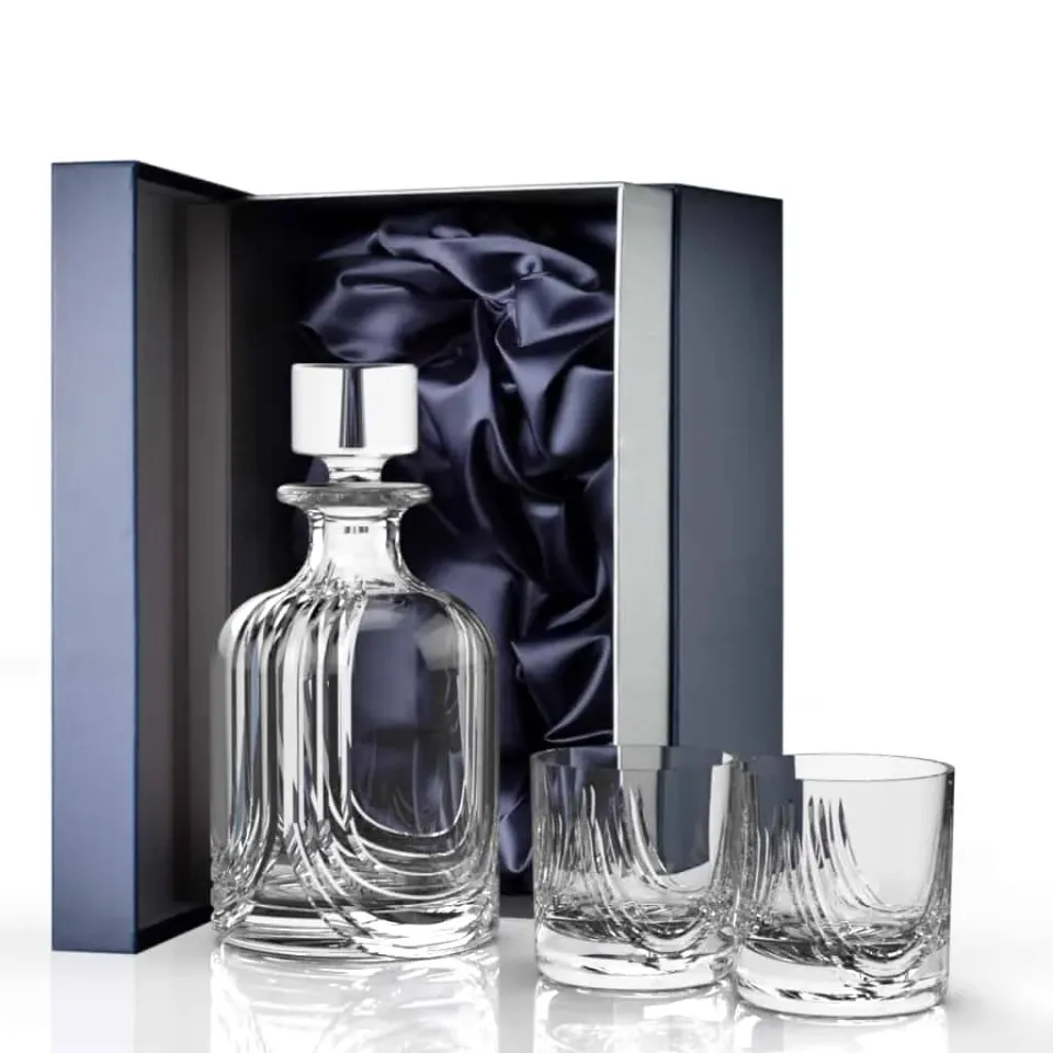 The Glencairn Glass Montrose Whisky Decanter Gift Set whiskykarafset