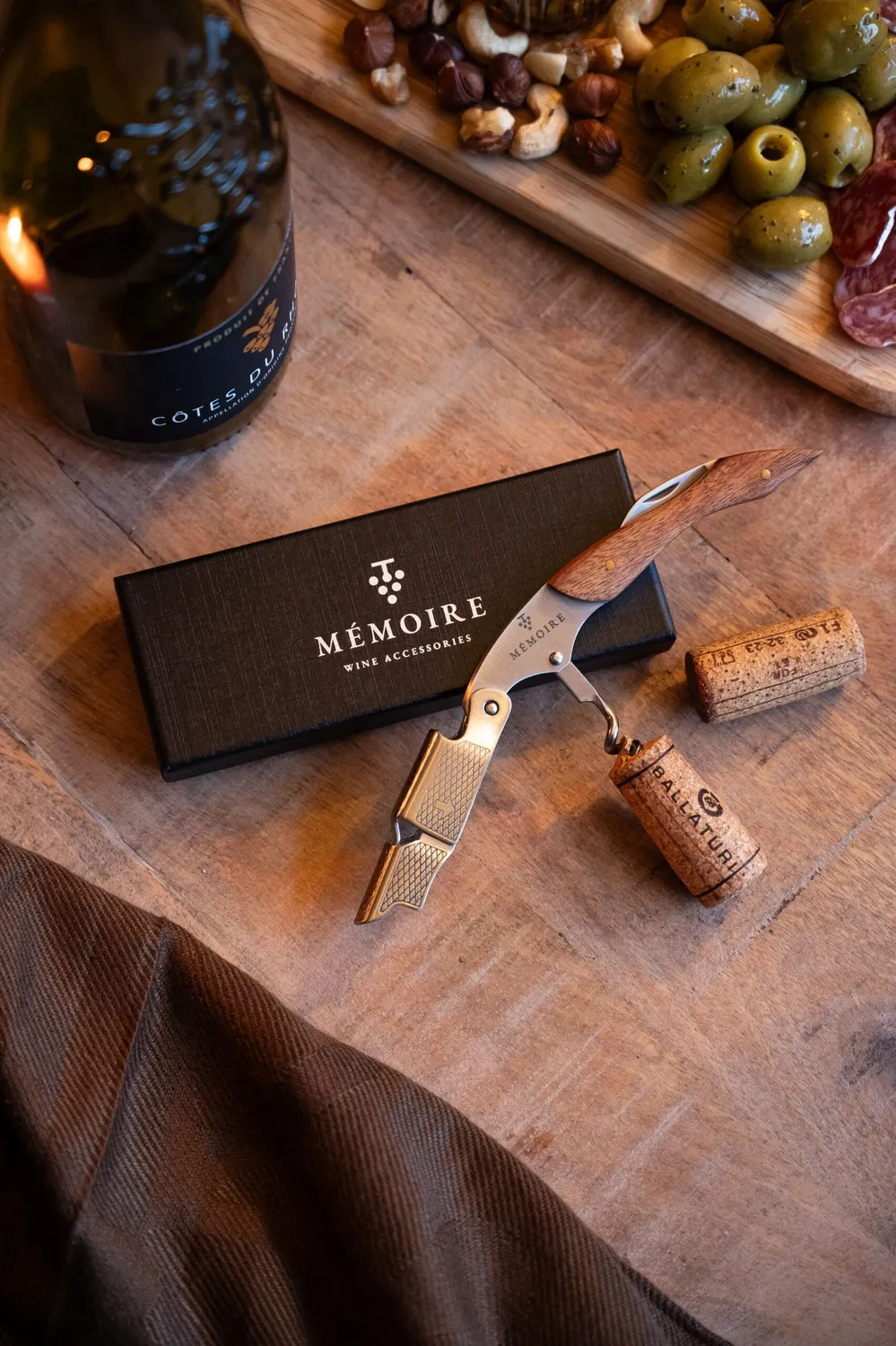 Mémoire Couteau Sommelier Giftset wijnset – compleet cadeau