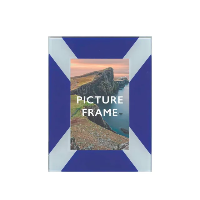 The Glencairn Glass Scotland Saltire fotolijst glas