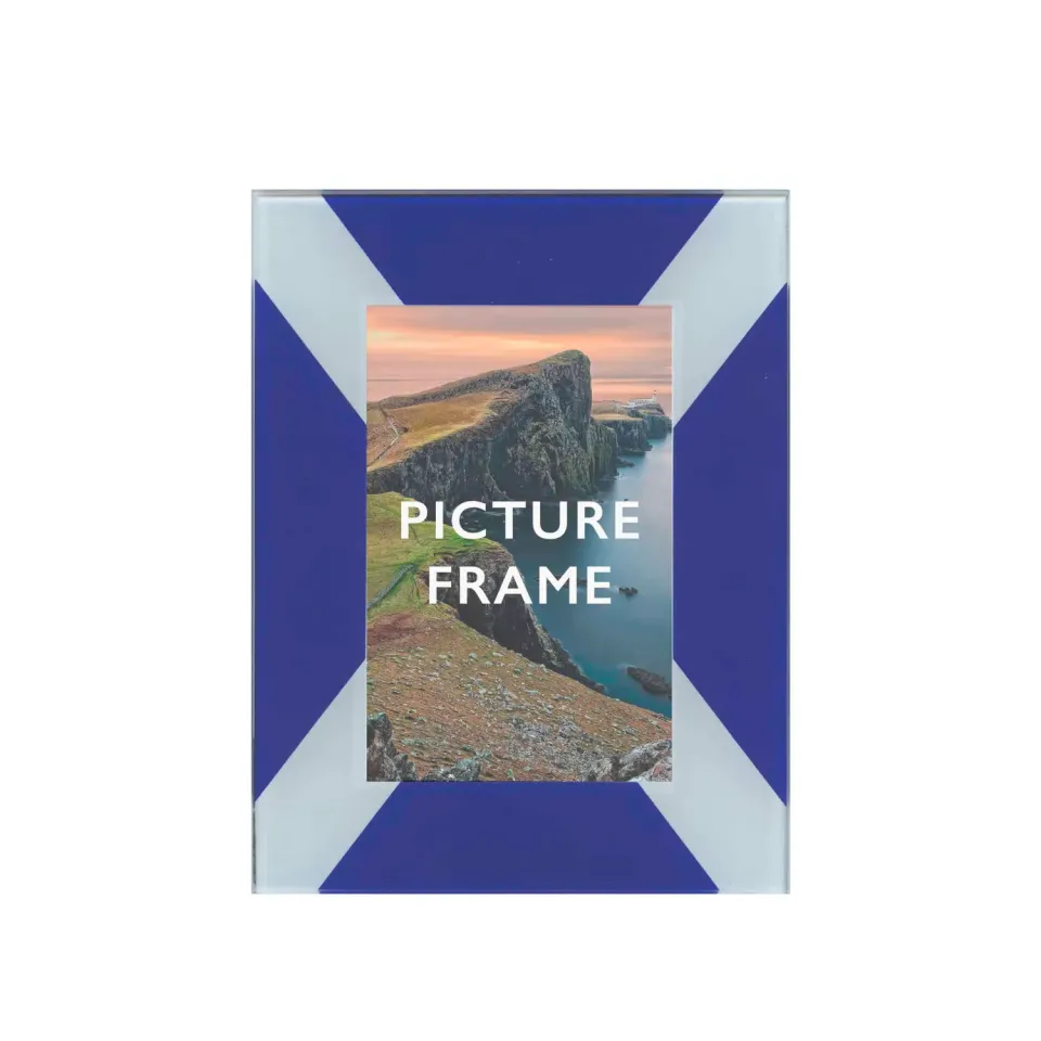 The Glencairn Glass Scotland Saltire fotolijst glas