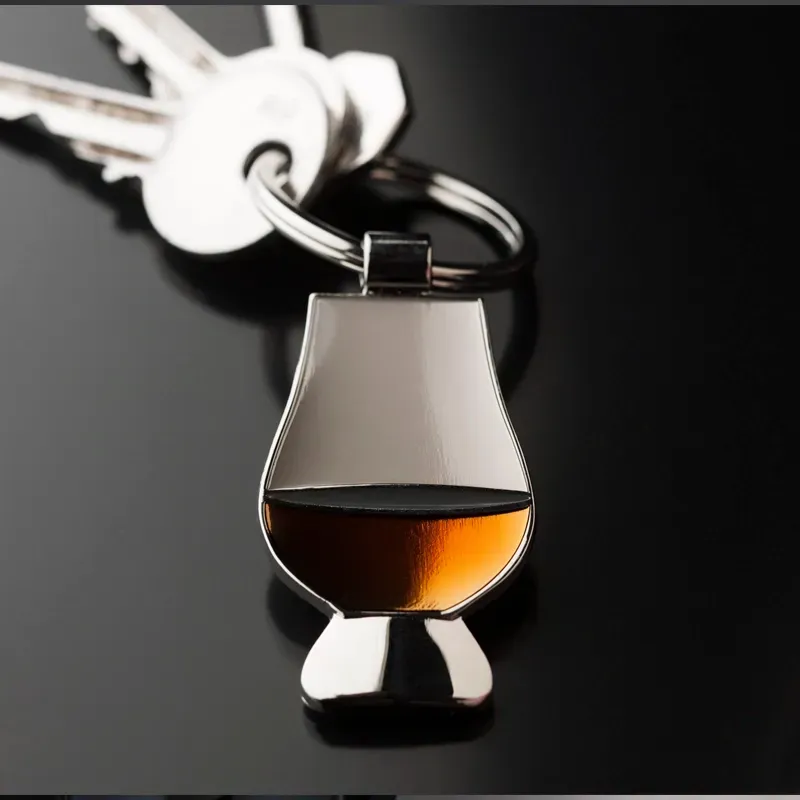 Glencairn sleutelhanger mini whiskyglas