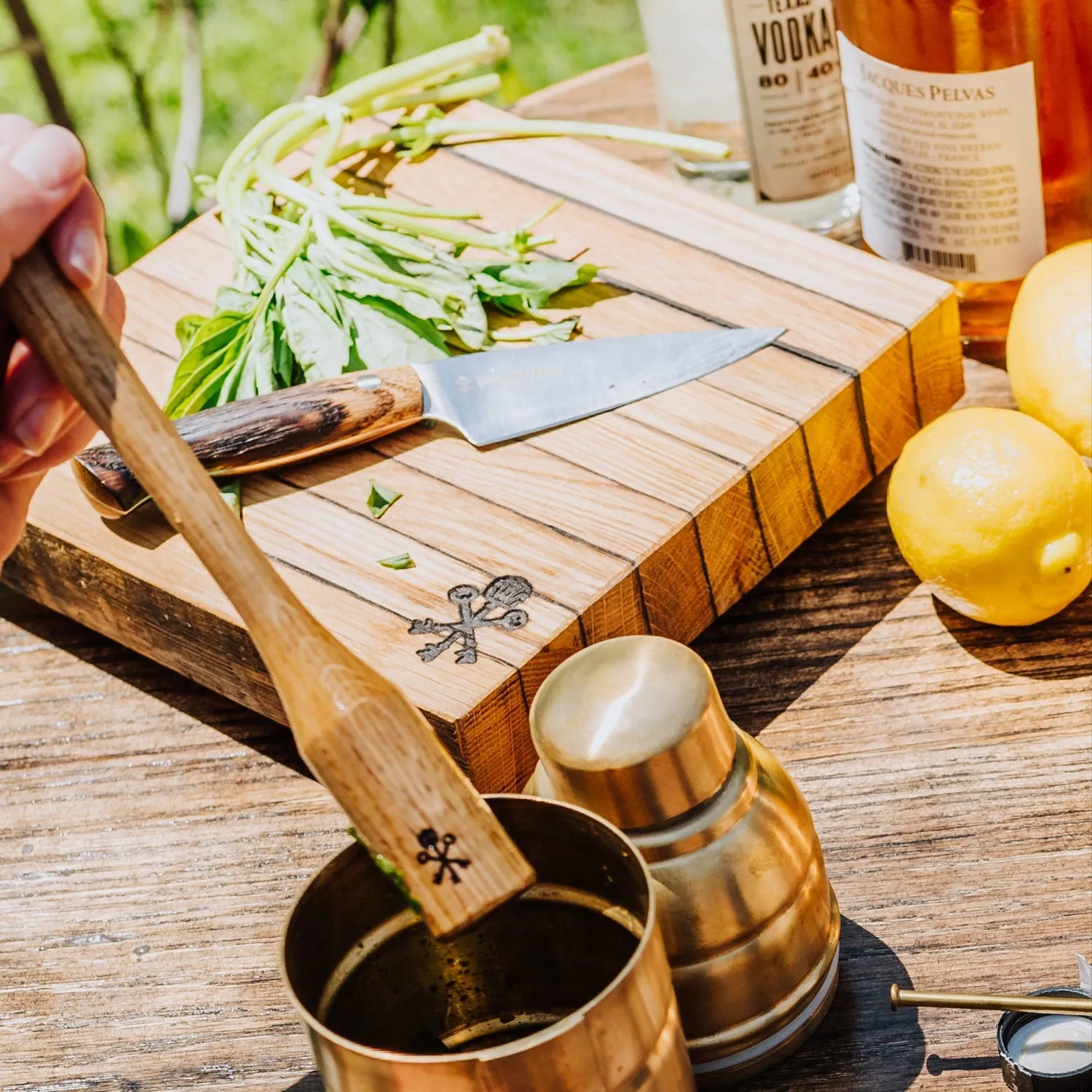 Pappy Van Winkle Bar Knife bar mes eikenhouten greep