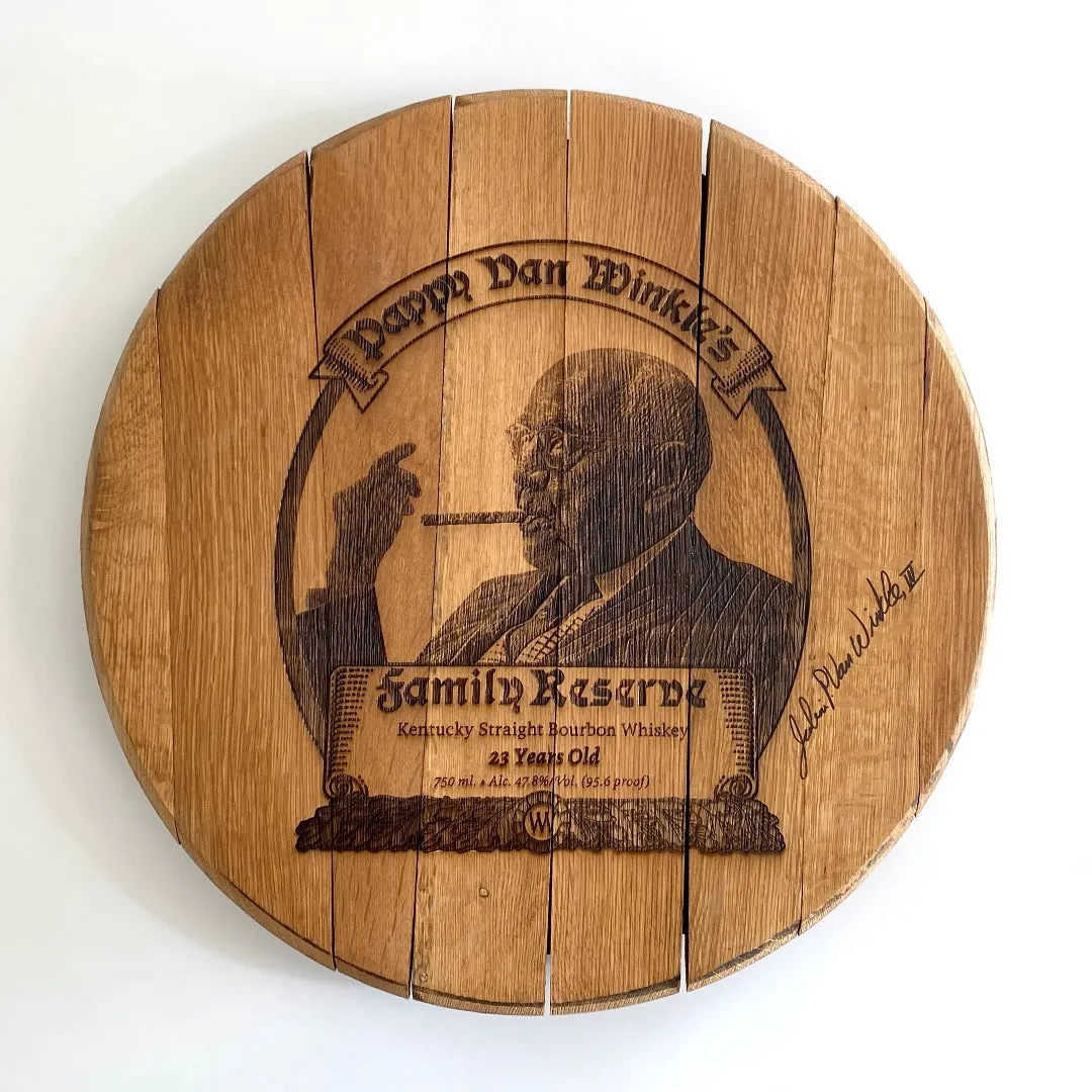 Pappy Van Winkle vatdeksel eikenhout limited edition