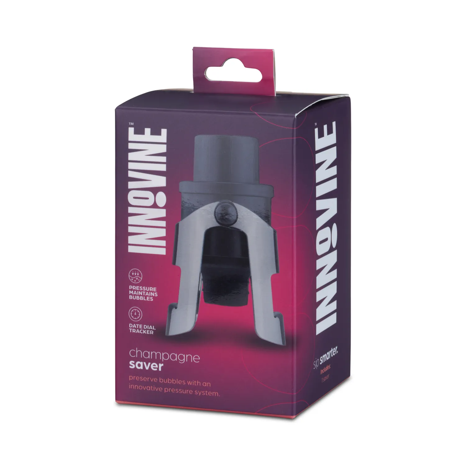 Innovine Save Champagne Saver champagnestop graphite