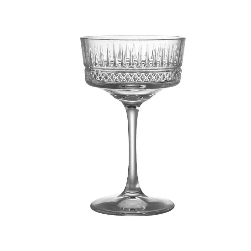 Bar Dedicated martini cocktailglazen 350 ml set van 6 reliëf
